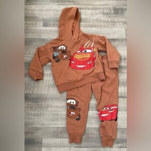 Kids Cars Hoodie and Pants Set